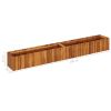 Garden Raised Bed 78.7"x11.8"x9.8" Solid Acacia Wood