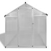 Reinforced Aluminum Greenhouse with Base Frame 49.5ft¬≤