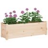 Garden Planter 39.4"x12.2"x12.2" Solid Wood Pine