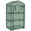 3-Tier Mini Greenhouse 27.2"x19.3"x49.2"