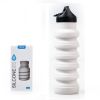 500ML Large Capacity Silicone Sports Water Bottle Outdoor Folding Water Cup For Climbing Travel