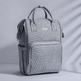 Diaper Baby Bag Backpack (Primary Colour: Gray)