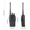 2 x Baofeng BF-888S Walkie Talkies Two Way Radio UHF 16CH 400-470MHZ Long Range