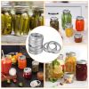 24 Pcs Regular Mouth Canning Jar Metal Rings Split-Type Jar Bands Replacement